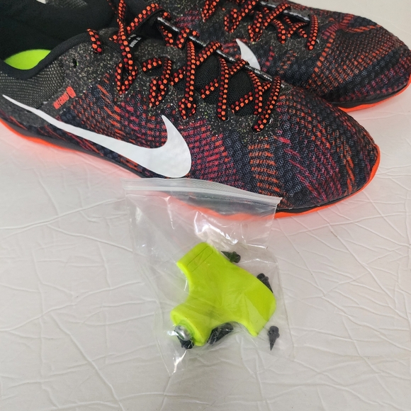 Nike Zoom Rival XC Track & Field Running 749349-816 Shoes Black Orange Size 9 - Picture 2 of 9
